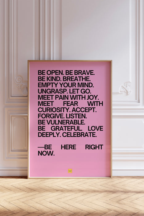 Pink Black Quote