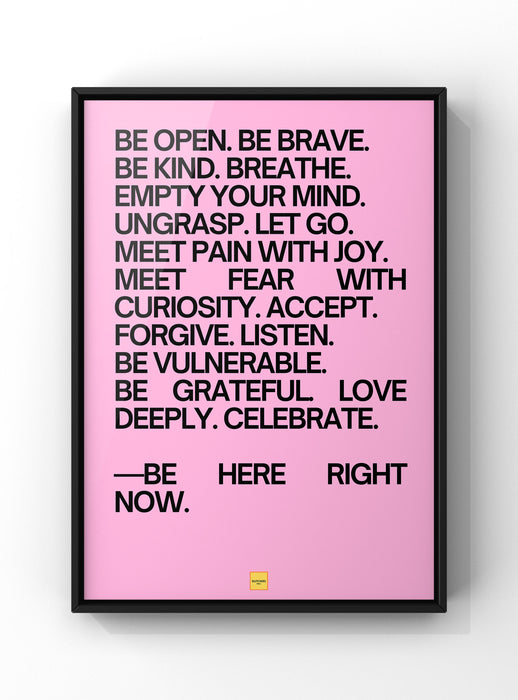 Pink Black Quote