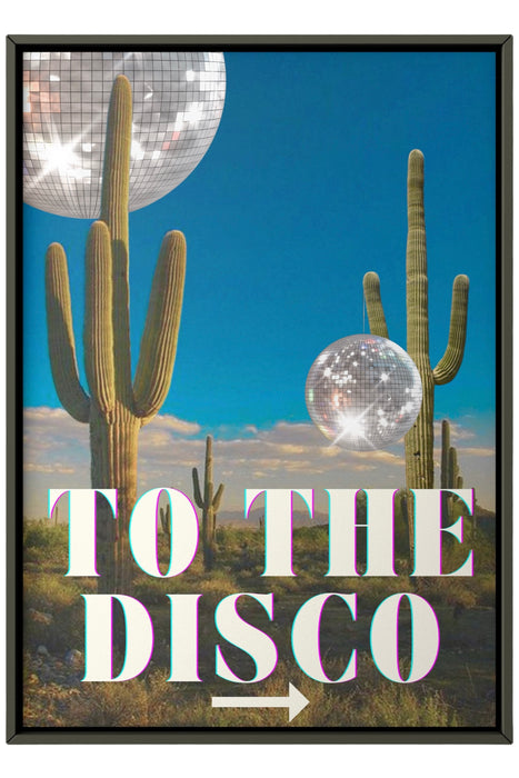 Disco Cactus Poster To The Disco