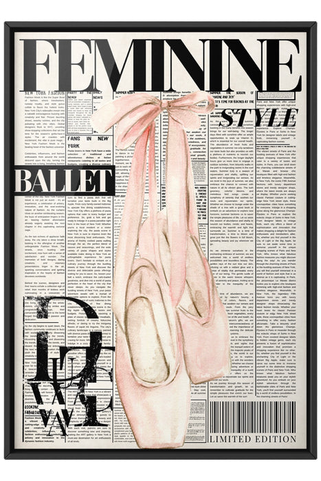 Ballet Shoes Magazine Poster