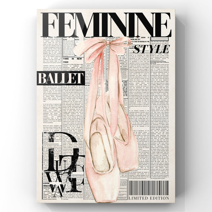 Ballet Shoes Magazine Poster