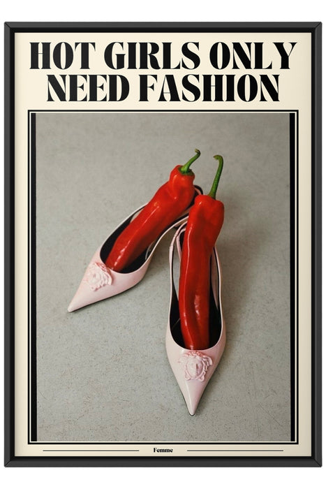 Fashion High Heels Poster