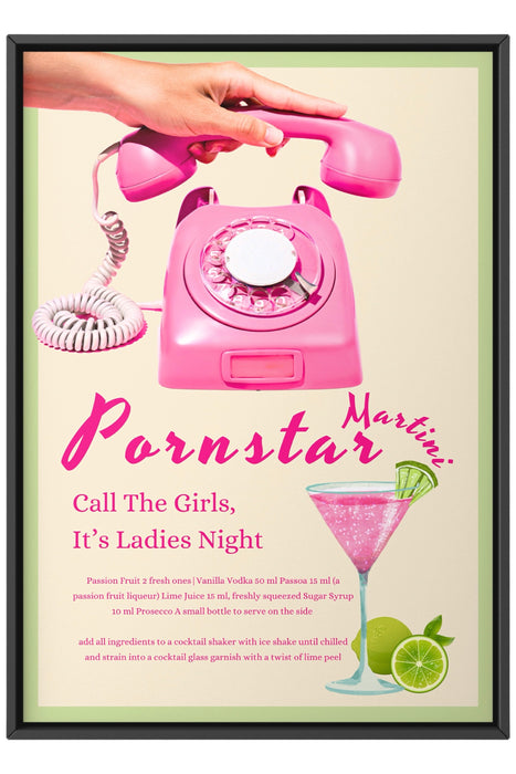 Pornstar Martini Poster Green