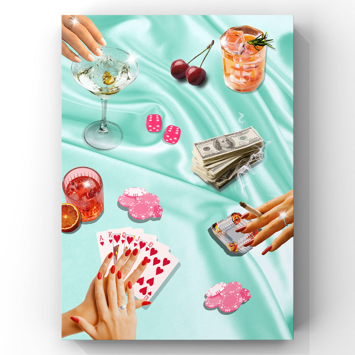 Poker Poster Girly Table